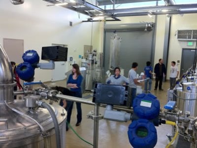 Students in Brewery